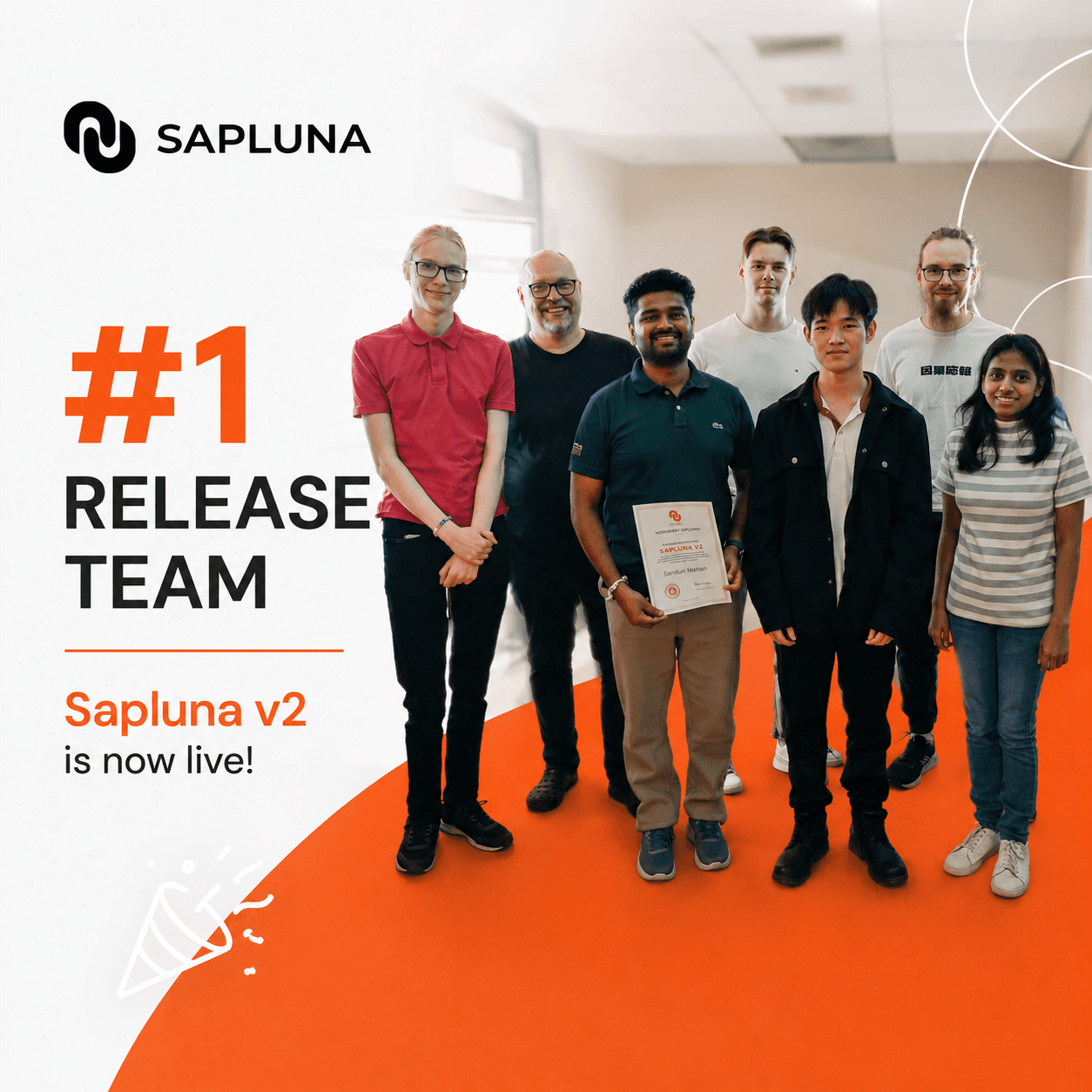 Sapluna v2:n Ensimmäinen Julkaisu On Nyt Tuotannossa